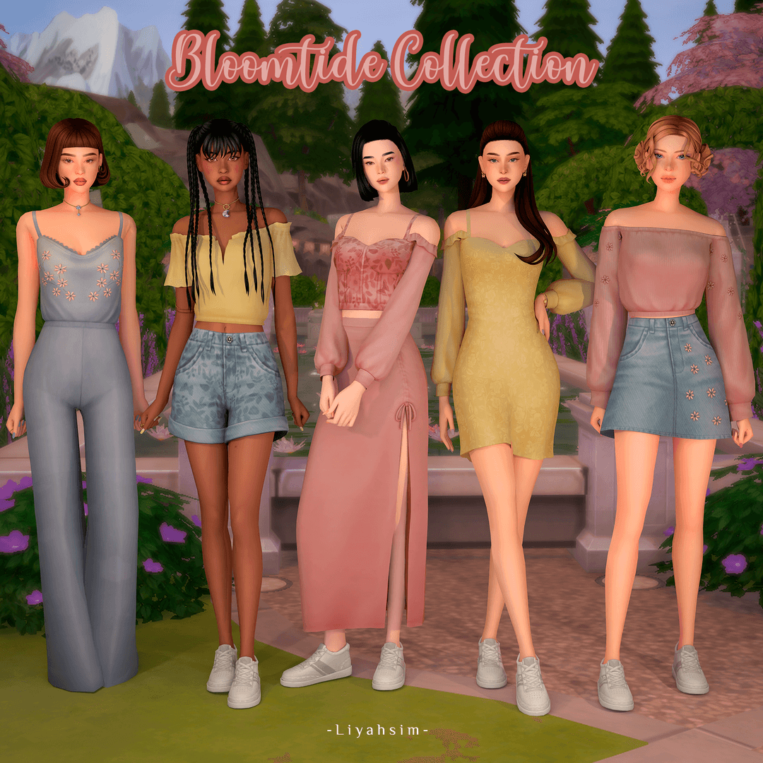 Скриншот мода Коллекция одежды Bloomtide Collection